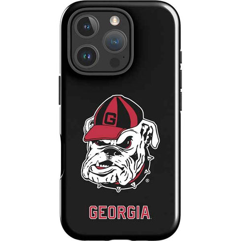 University of Georgia Bulldogs Mascot iPhone 16 Pro Max Impact Case
